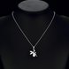 Wholesale Romantic Silver Fairy CZ Necklace TGSPN039 4 small