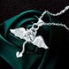 Wholesale Trendy Silver Animal CZ Necklace TGSPN045 2 small