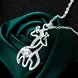 Wholesale Trendy Silver Animal CZ Necklace TGSPN048 3 small