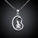 Wholesale Classic Silver Plant CZ Necklace TGSPN057 2 small