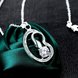 Wholesale Classic Silver Plant CZ Necklace TGSPN057 3 small