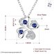 Wholesale Trendy Silver Plant Glass Necklace TGSPN065 1 small