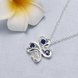 Wholesale Trendy Silver Plant Glass Necklace TGSPN065 3 small