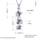 Wholesale Trendy Silver Plant CZ Necklace TGSPN077 0 small