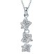 Wholesale Trendy Silver Plant CZ Necklace TGSPN077 4 small