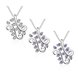 Wholesale Trendy Silver Plant CZ Necklace TGSPN083 4 small
