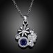Wholesale Classic Silver Plant Glass Necklace TGSPN088 1 small