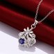 Wholesale Classic Silver Plant Glass Necklace TGSPN088 4 small