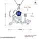 Wholesale Trendy Silver Geometric CZ Necklace TGSPN159 0 small