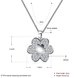 Wholesale Trendy Silver Geometric White CZ Necklace TGSPN200 0 small