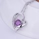 Wholesale Trendy Platinum Heart CZ Pendants TGSPN595 3 small