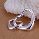 Wholesale Romantic Silver Heart Pendants TGSPP003 0 small