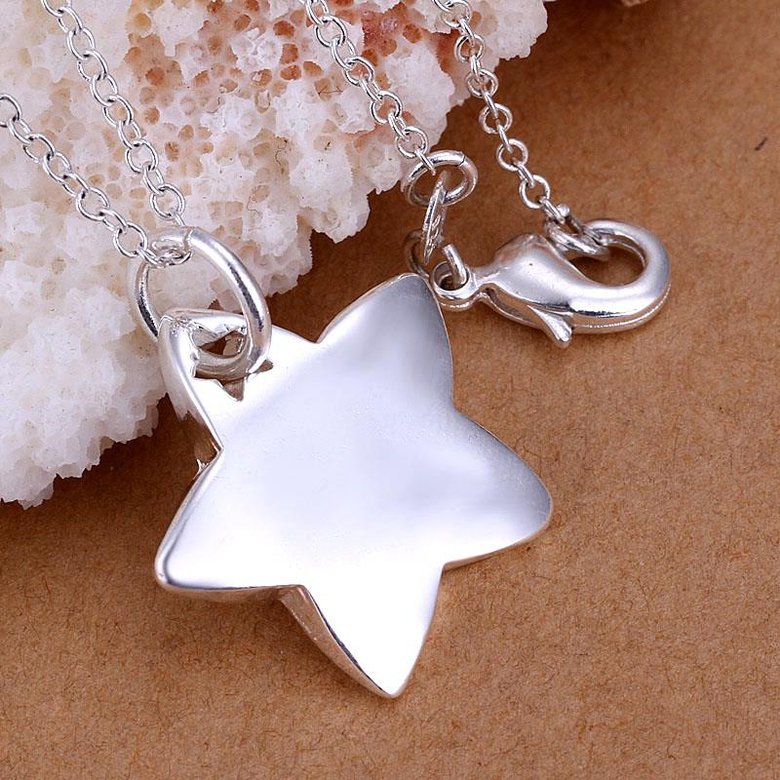 Wholesale Romantic Silver Star Pendants TGSPP018 0