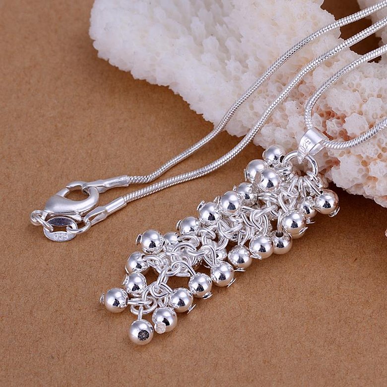 Wholesale Romantic Silver Ball Pendants TGSPP027 2