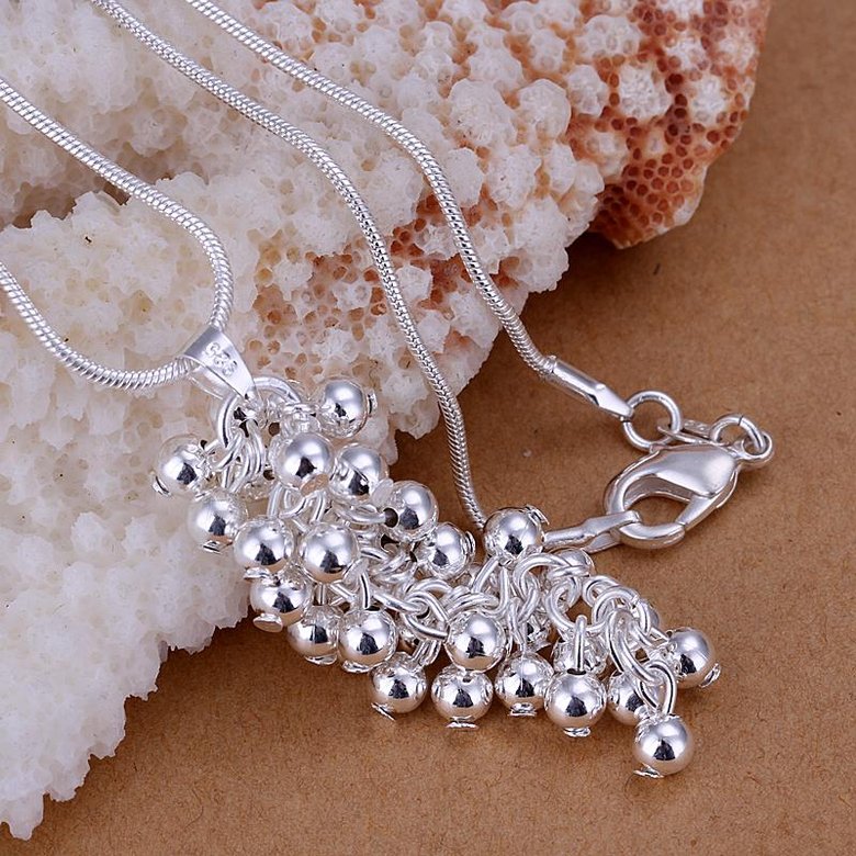 Wholesale Romantic Silver Ball Pendants TGSPP027 3