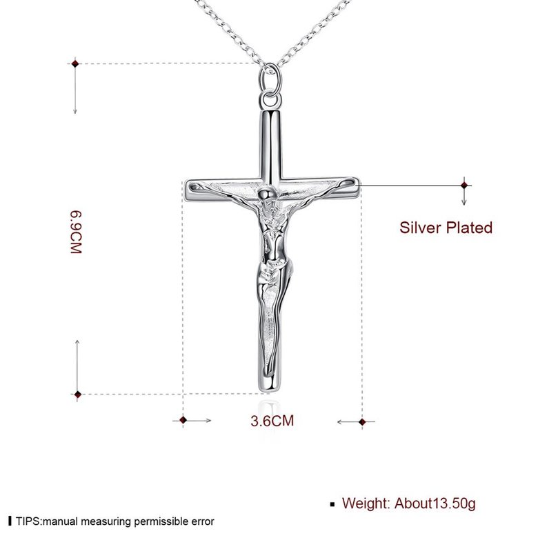 Wholesale Trendy Silver Cross Pendants TGSPP042 0