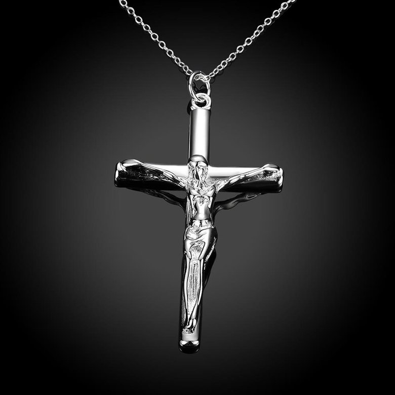 Wholesale Trendy Silver Cross Pendants TGSPP042 2