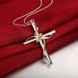 Wholesale Romantic Silver Cross Pendants TGSPP047 0 small