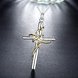 Wholesale Romantic Silver Cross Pendants TGSPP047 1 small