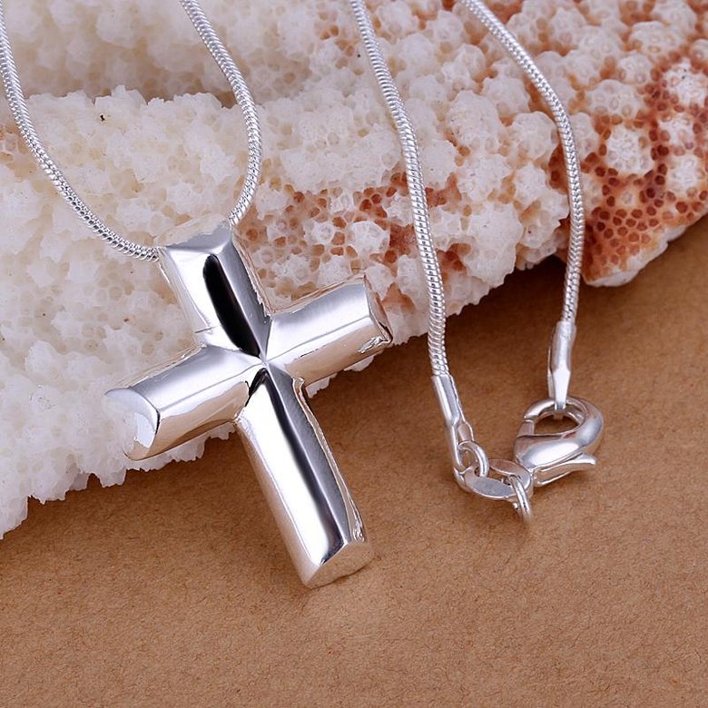 Wholesale Trendy Silver Cross Pendants TGSPP048 2