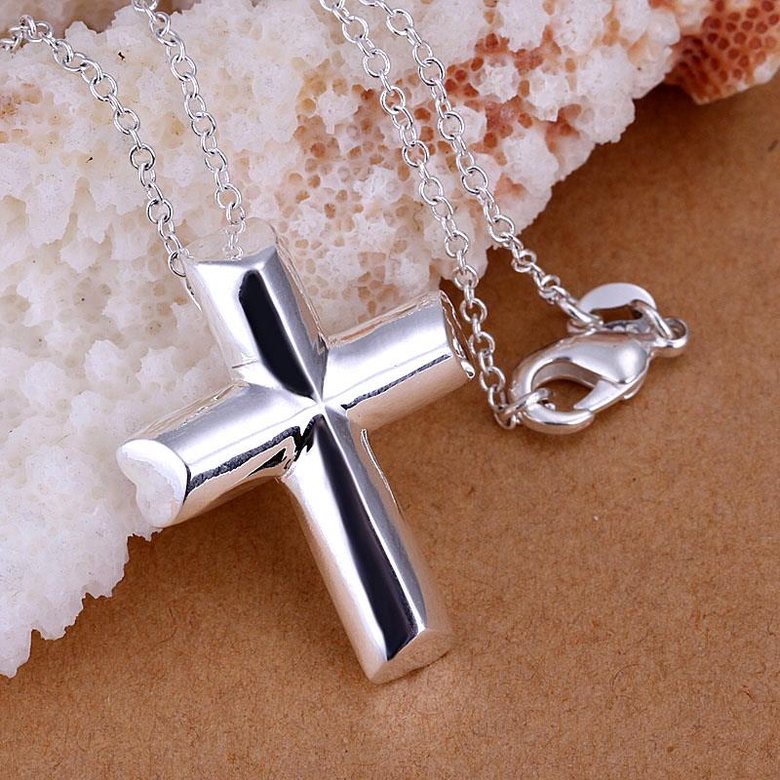 Wholesale Trendy Silver Cross Pendants TGSPP048 4