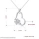 Wholesale Romantic Silver Heart Pendants TGSPP049 1 small