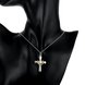 Wholesale Romantic Silver Cross Pendants TGSPP052 0 small