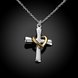 Wholesale Romantic Silver Cross Pendants TGSPP052 2 small