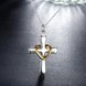Wholesale Romantic Silver Cross Pendants TGSPP052 4 small