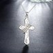 Wholesale Romantic Silver Cross Pendants TGSPP055 3 small