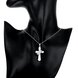 Wholesale Romantic Silver Cross Pendants TGSPP055 4 small