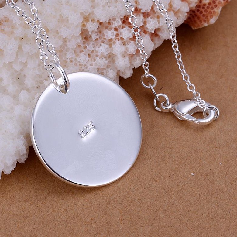 Wholesale Romantic Silver Round Pendants TGSPP064 2