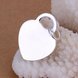 Wholesale Romantic Silver Heart Pendants TGSPP065 1 small