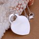Wholesale Romantic Silver Heart Pendants TGSPP065 4 small