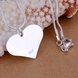 Wholesale Romantic Silver Heart Pendants TGSPP067 2 small