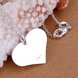 Wholesale Romantic Silver Heart Pendants TGSPP067 4 small