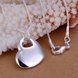 Wholesale Romantic Silver Heart Pendants TGSPP068 1 small