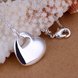 Wholesale Romantic Silver Heart Pendants TGSPP068 2 small