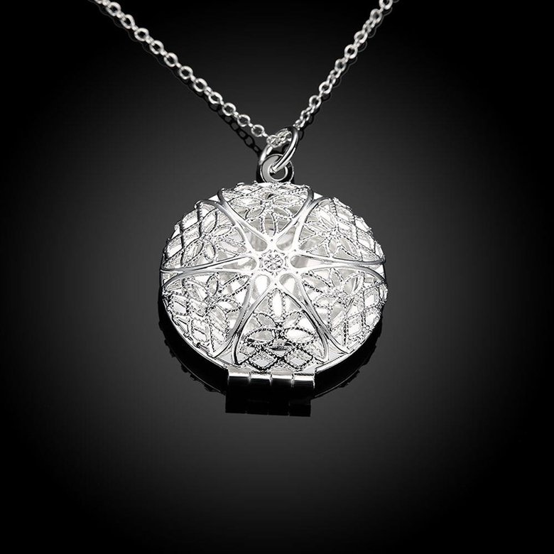 Wholesale Romantic Silver Round Pendants TGSPP070 1