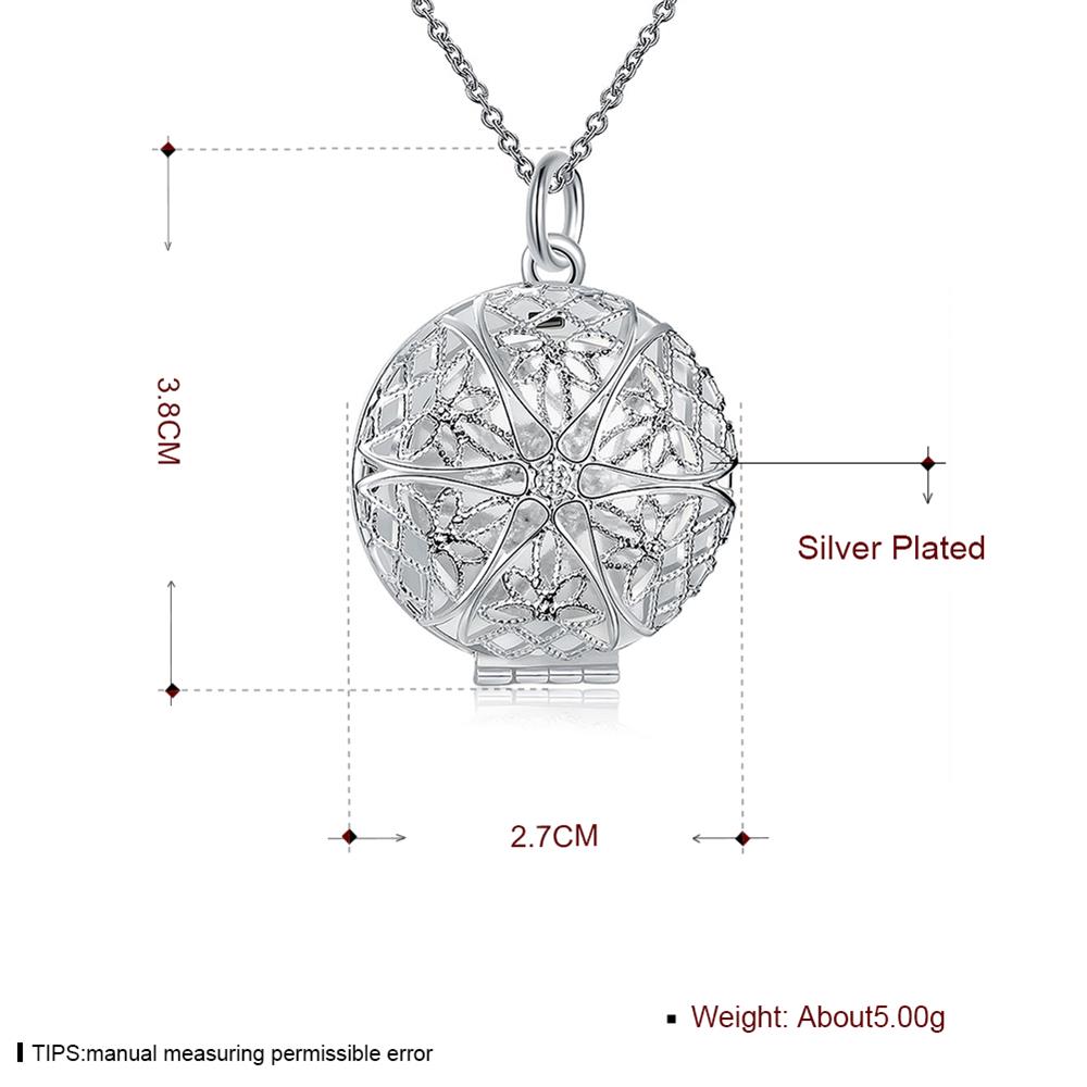 Wholesale Romantic Silver Round Pendants TGSPP070 2