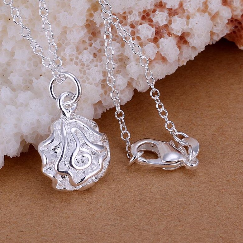 Wholesale Trendy Silver Plant Pendants TGSPP071 2