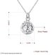 Wholesale Romantic Silver Ball Pendants TGSPP072 1 small