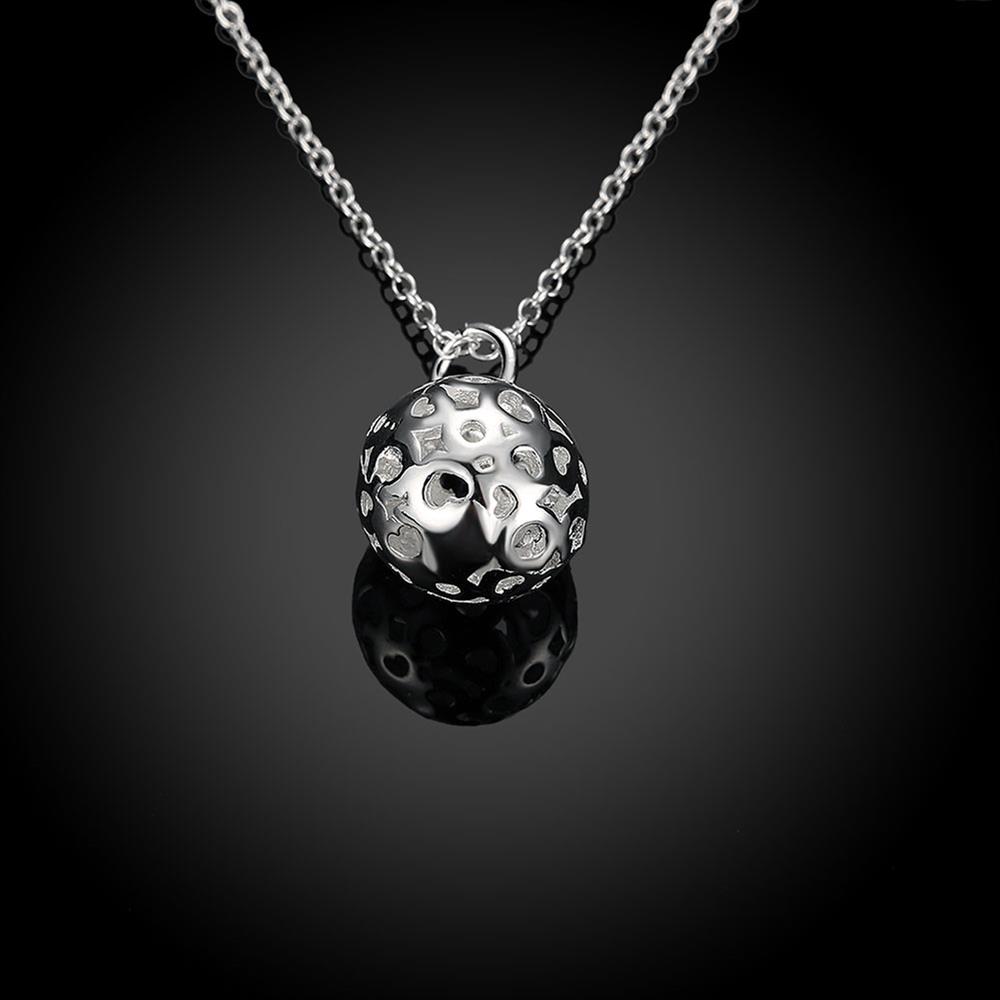 Wholesale Romantic Silver Ball Pendants TGSPP072 5