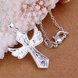 Wholesale Trendy Silver Cross CZ Pendants TGSPP080 0 small