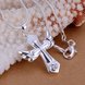 Wholesale Trendy Silver Cross CZ Pendants TGSPP080 4 small