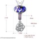 Wholesale 925 Silver Rose CZ Necklace TGSSN092 0 small