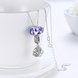 Wholesale 925 Silver Rose CZ Necklace TGSSN092 2 small