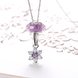 Wholesale 925 Silver Snow CZ Necklace TGSSN094 1 small