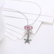 Wholesale 925 Silver Starfish CZ Necklace TGSSN096 2 small