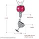 Wholesale 925 Silver Wine Glass CZ Necklace TGSSN098 0 small